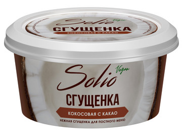 Сгущенка кокосовая с какао (крем на растительных маслах)