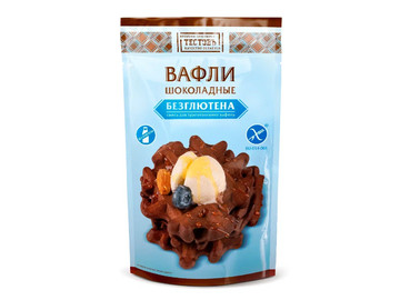 Вафли шоколадные безглютен (Смесь для приг), 200г