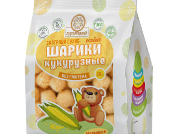 Шарики кукурузные без сахара